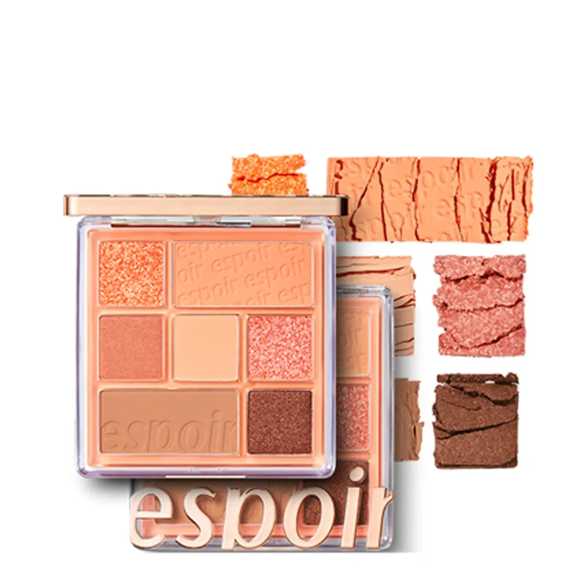 Cách Chọn Và Phối Bảng Màu Mắt Trang Điểm Hàng Ngày 11 Bảng phấn mắt 7 màu Espoir Real Eye Palette 7.1g