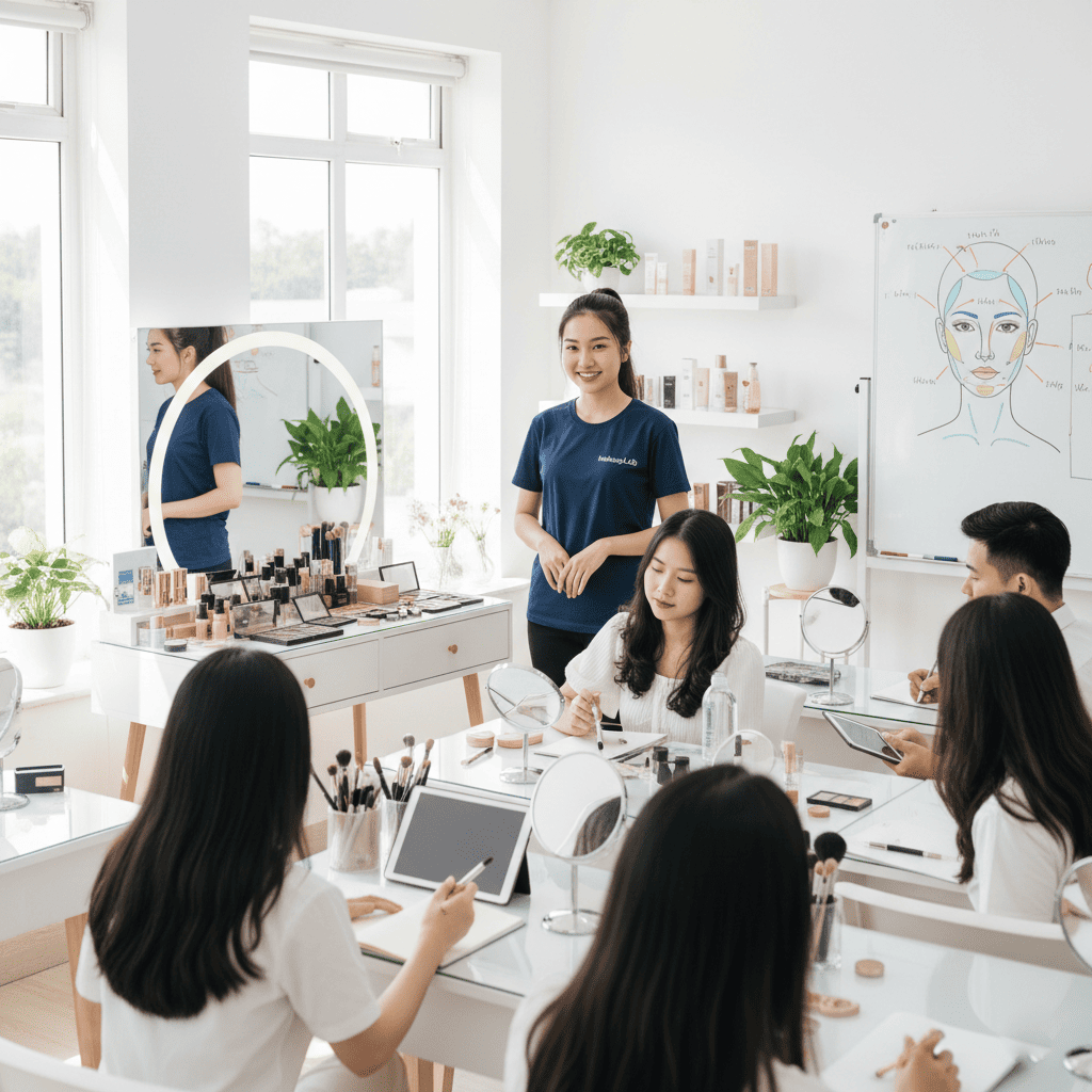 Cách Chọn Và Phối Bảng Màu Mắt Trang Điểm Hàng Ngày 10 Kết quả trang điểm ấn tượng của học viên MakeupLab